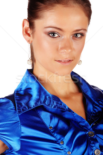 Beautiful brunette woman Stock photo © Forgiss