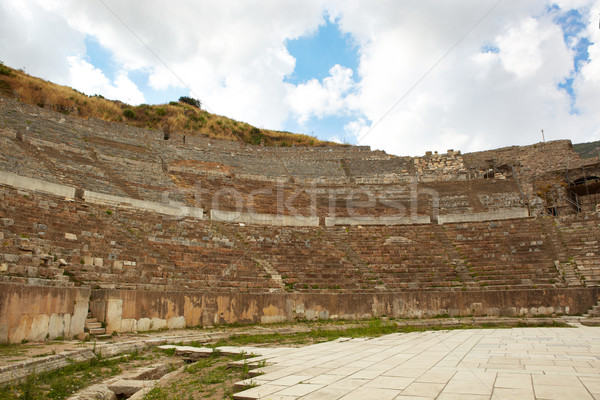 Türkei groß Amphitheater Stadt modernen Tag Stock foto © Forgiss