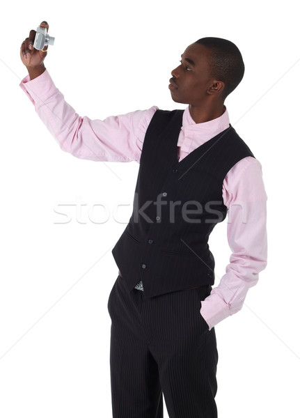Black African businessman Stock photo © Forgiss