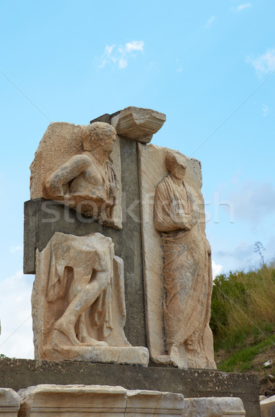 Stock photo: The old ruins of the city of Ephesus