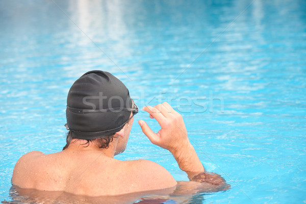 Stock photo: Young adult swimmer