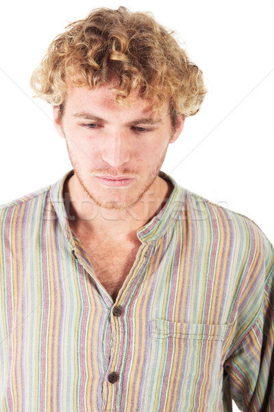 Blond jonge man jonge volwassen kaukasisch man Stockfoto © Forgiss