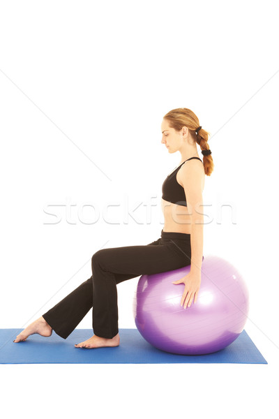 Pilates exercise series Stock photo © Forgiss