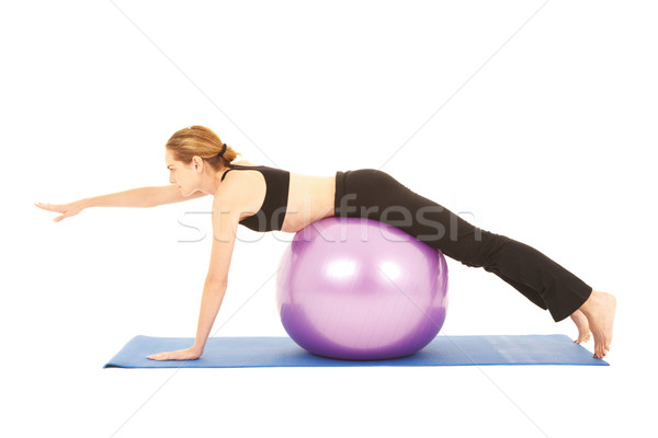 Pilates exercise series Stock photo © Forgiss