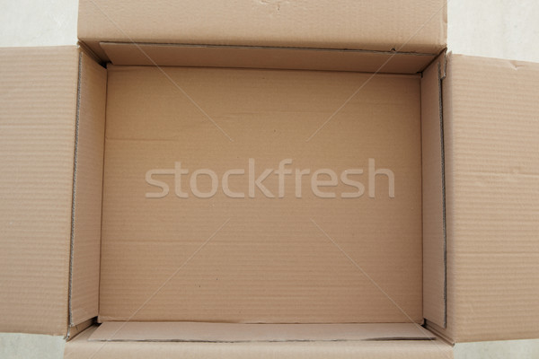 empty cardboard box Stock photo © Forgiss