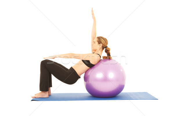 Pilates exercise series Stock photo © Forgiss