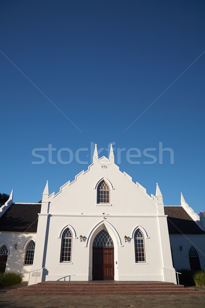 Kolonialen Kirche lokalen groß Beispiel Architektur Stock foto © Forgiss
