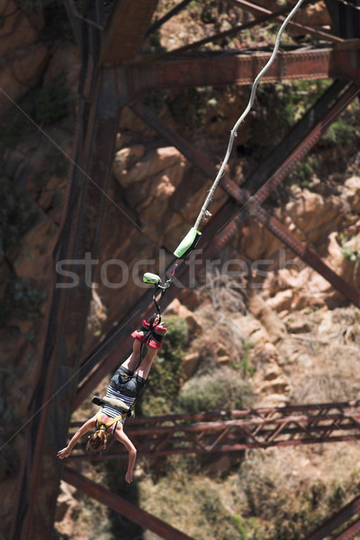 Bungee jumper #1 Stock photo © Forgiss