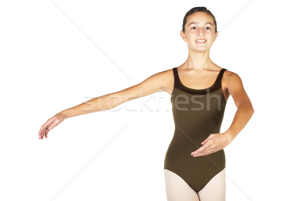 Stock fotó: Fiatal · balett-táncos · női · mutat · különböző · klasszikus