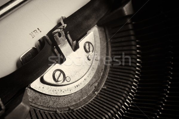 Old typewriter Stock photo © forgiss