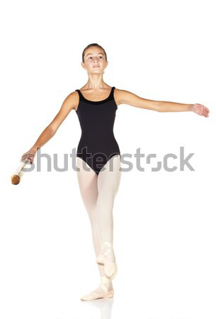 Ballet Pasos Jovenes Caucasico Bailarina Nina Foto Stock C Forgiss Stockfresh