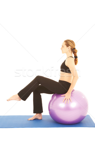 Pilates exercise series Stock photo © Forgiss