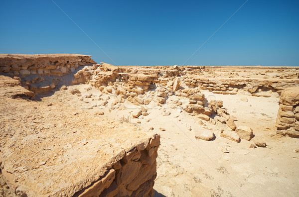 Rovine deserto originale di trading post pochi Foto d'archivio © forgiss