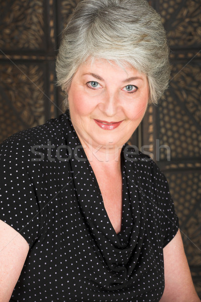 Foto stock: Ancianos · italiano · mujer · mayor · caucásico · negro