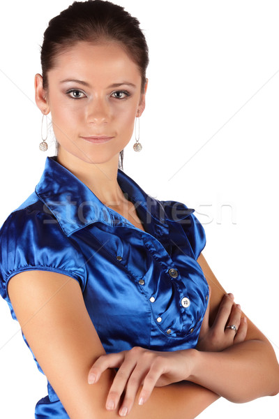 Beautiful brunette woman Stock photo © Forgiss