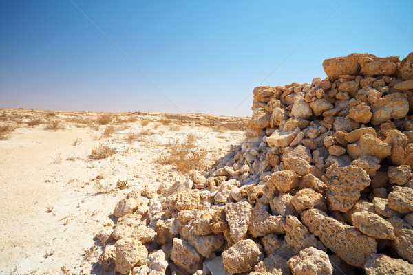 Rovine deserto originale di trading post pochi Foto d'archivio © forgiss