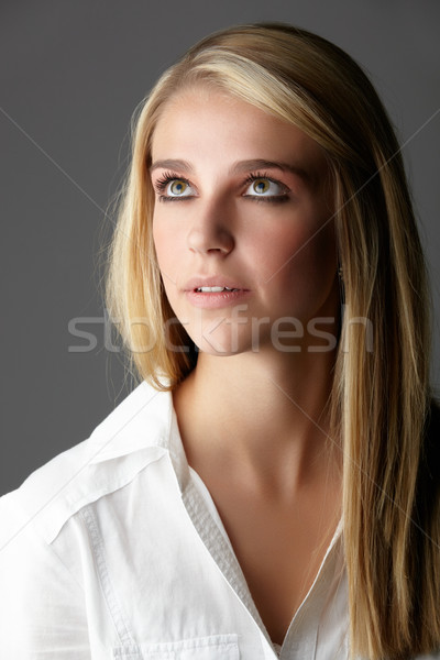 Stock photo: Beautiful blonde woman