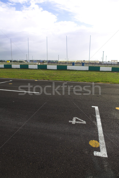 Starting grid for racetrack Stock photo © Forgiss