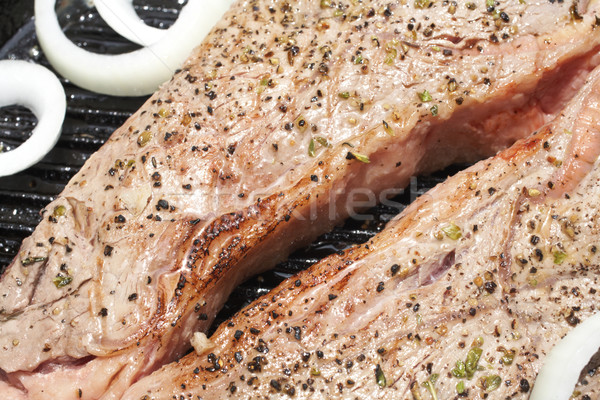 cooked meat Stock photo © Forgiss