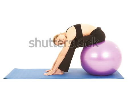 Pilates exercise series Stock photo © Forgiss