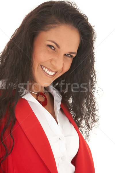 [[stock_photo]]: Belle · femme · d'affaires · portrait · jeunes · longtemps