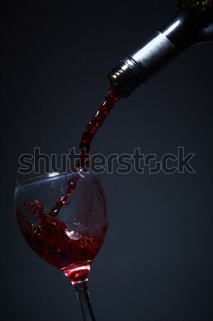 Falling wine Stock photo © forgiss