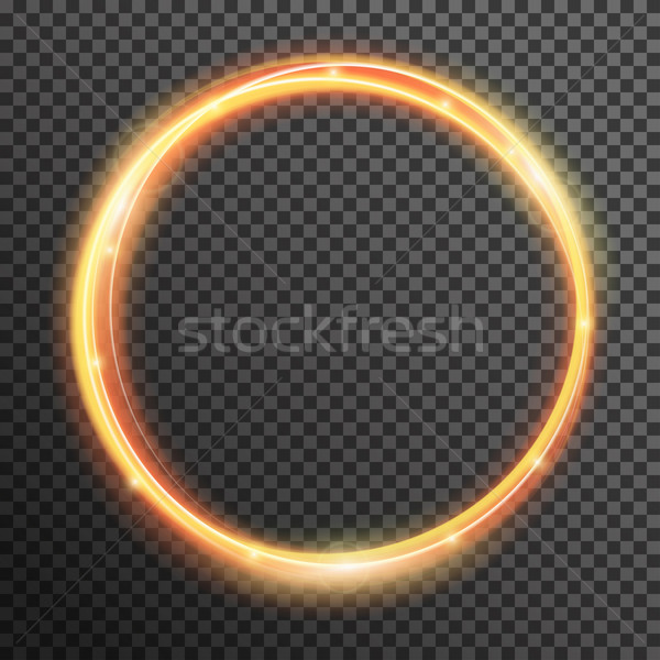 Vektör yangın spiral dalga hat Stok fotoğraf © Fosin