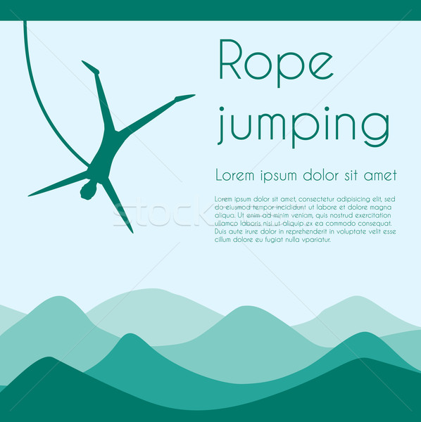 Rope jumping Stock photo © Fosin
