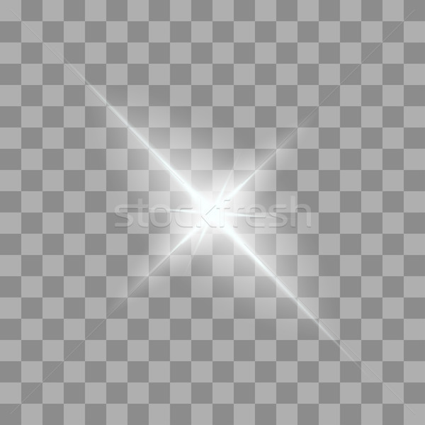 ベクトル 光 透明な 勾配 星 ストックフォト © Fosin