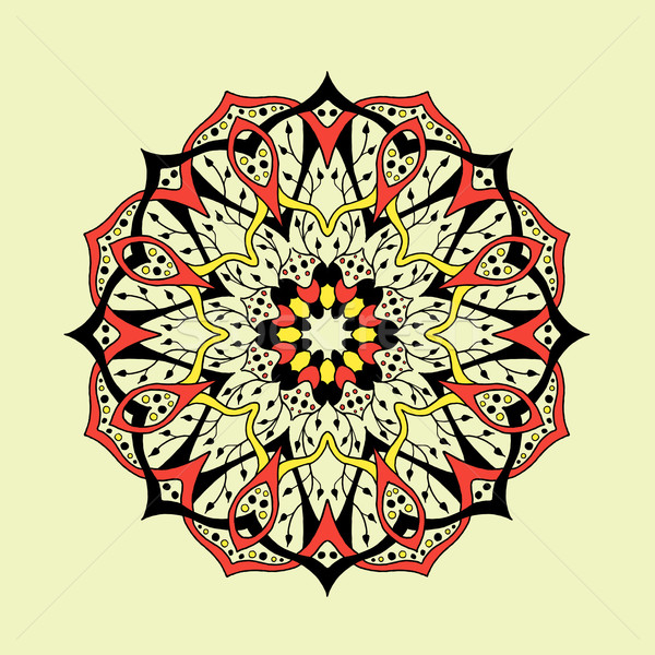 Сток-фото: мандала · цветочный · этнических · аннотация · декоративный · Элементы