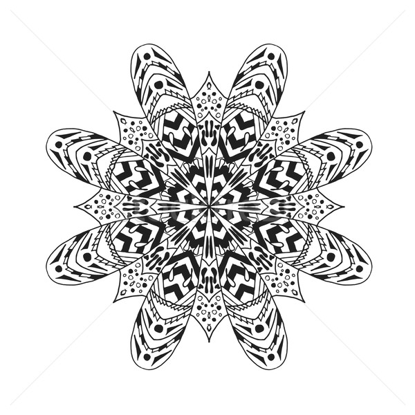 Mandala etnicznych streszczenie dekoracyjny elementy vintage Zdjęcia stock © Fosin