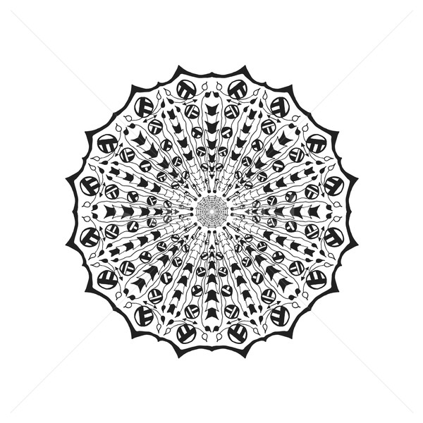 Mandala étnico abstrato decorativo elementos vintage Foto stock © Fosin