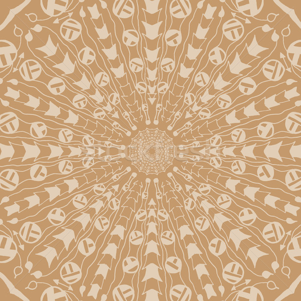 Mandala seamless pattern. Floral ethnic abstract decorative ornament Stock photo © Fosin