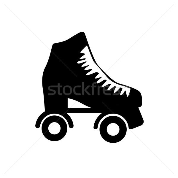 Skate patinage chaussures chaux eps fond [[stock_photo]] © Fosin