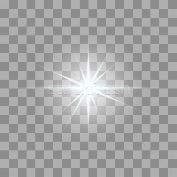 Wektora świetle przezroczysty gradient gwiazdki Zdjęcia stock © Fosin