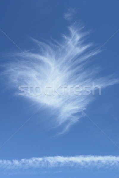 Wolk wolken blauwe hemel Stockfoto © Fotaw