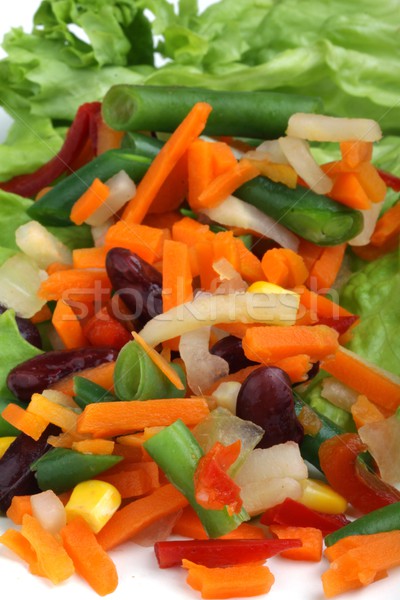 заморожены смешанный овощей горох морковь бобов Сток-фото © Fotaw