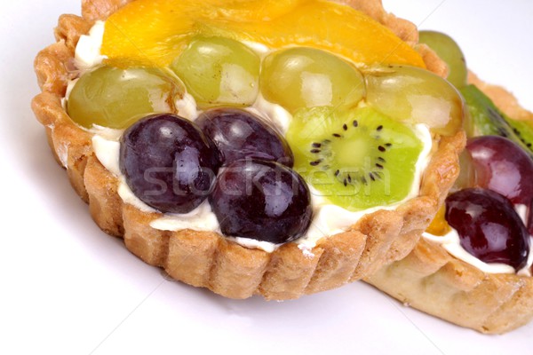 Cake vruchten vruchten foto voedsel ontwerp Stockfoto © Fotaw