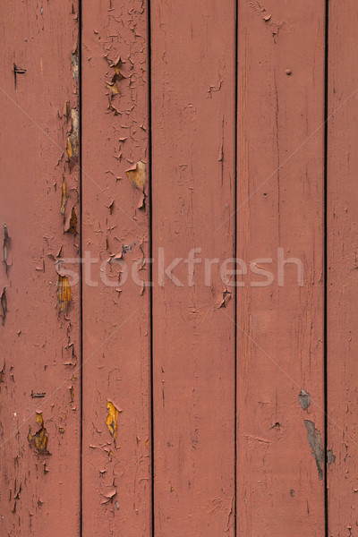 wall wooden planks painted brown Stock photo © fotoaloja