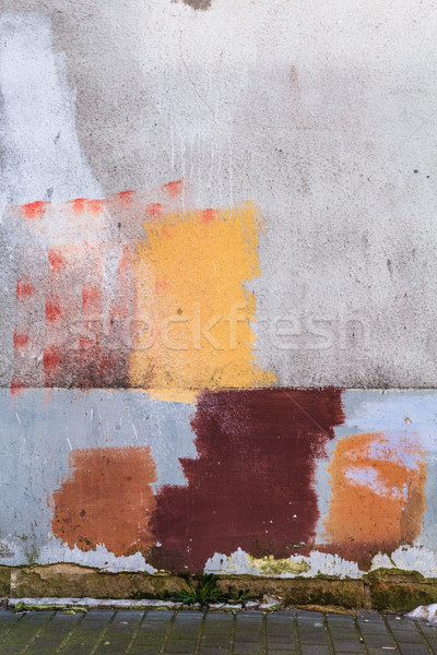 wall building colorful spots Stock photo © fotoaloja