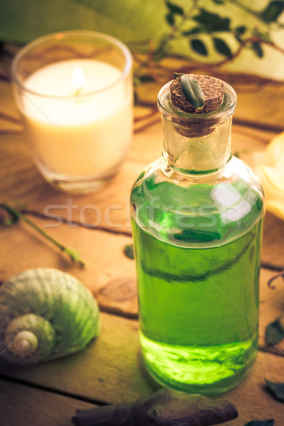 Aromat ulei de masaj Wellness sănătate Imagine de stoc © fotoaloja