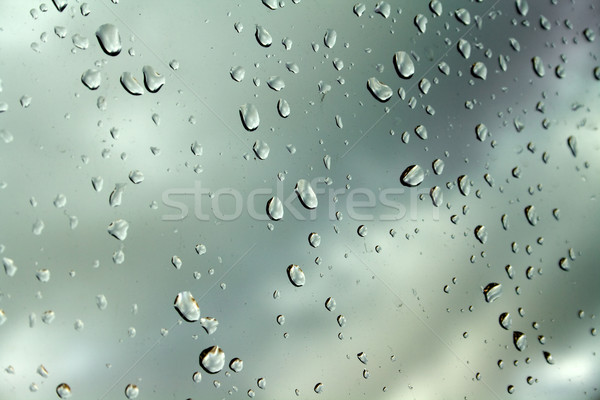 Gouttes verre pluie ciel eau [[stock_photo]] © fotoaloja