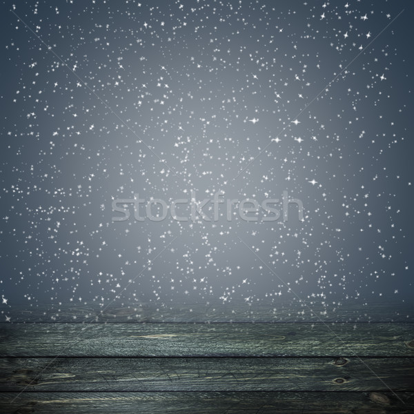 Hiver graphiques neige gel texte bois [[stock_photo]] © fotoaloja