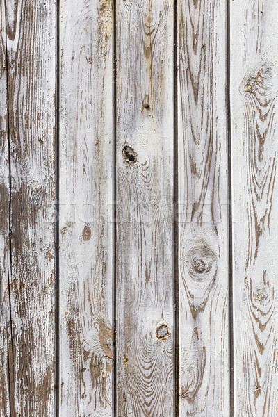 wall wooden planks painted grey white Stock photo © fotoaloja