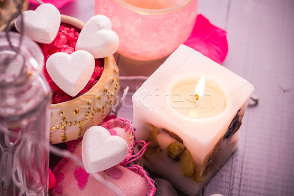 Spa saint valentin coeur amour corps [[stock_photo]] © fotoaloja