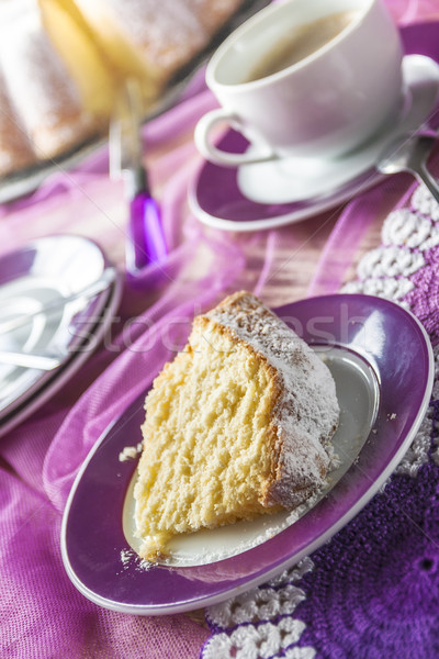 Cake gebakken voedsel snoep dessert Stockfoto © fotoaloja