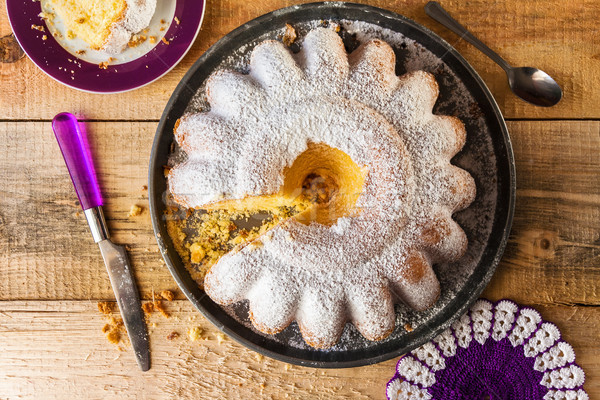 Cake baking food dough sweets dessert Stock photo © fotoaloja