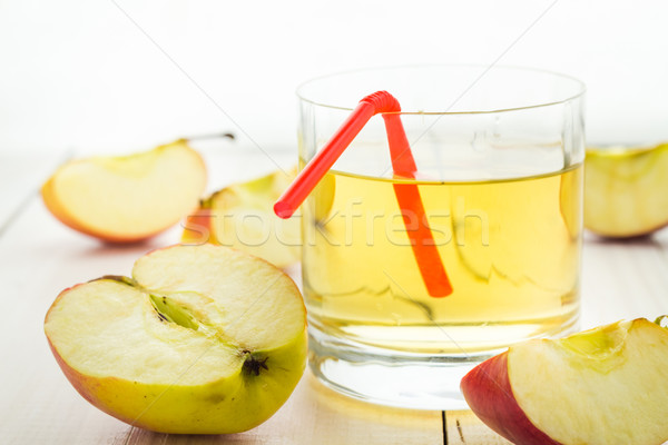 Saine nutrition jus fraîches pommes fruits [[stock_photo]] © fotoaloja