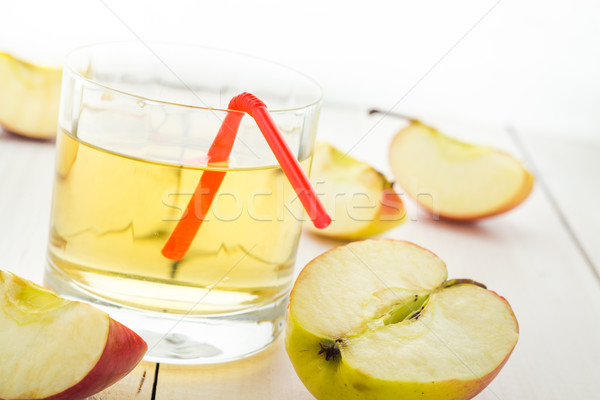 Saine nutrition jus fraîches pommes fruits [[stock_photo]] © fotoaloja