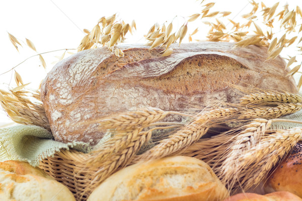 Fülek gabona pékség termékek csoport reggeli Stock fotó © fotoaloja